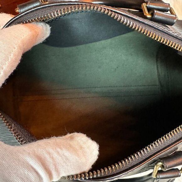 💎✨Authentic✨ Louis Vuitton Black Epi Leather Speedy 30 Satchel Bag - Picture 15 of 16